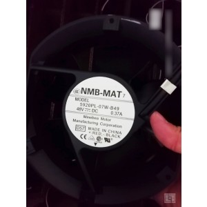 NMB 5920PL-07W-B49 48V 0.37A 3wires Cooling Fan