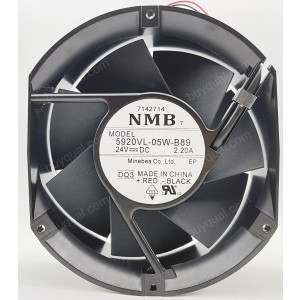 NMB 5920VL-05W-B89 24V 2.20A 3wires Cooling Fan - Original New