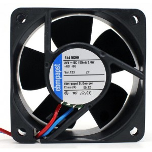 EBMPAPST 614NGHH 24V 150ma 3.6W 2wires cooling Fan - Original New
