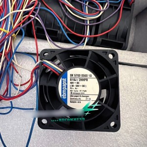 Ebmpapst 618J/2HHPR SK5700056010 48V 310mA 15W 4wires Cooling Fan