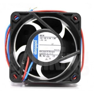 Ebmpapst 622N 12V 160mA 1.9W 2wires Cooling Fan
