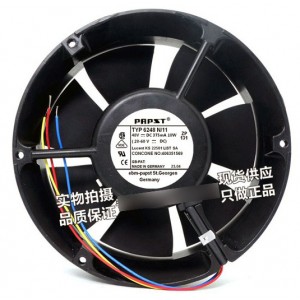 PAPST 6248N/11 48V 375mA 18W 3wires Cooling Fan 