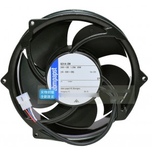 ebmpapst 6314/2H 24V 1.25A 30W 3wires Cooling Fan - New