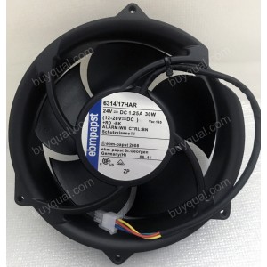 Ebmpapst 6314/17HAR 24V 1.25A 30W 4wires Cooling Fan