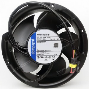 Ebmpapst 6318/2TDHHP 48V 1.38A 66W 127W 4wires Cooling Fan