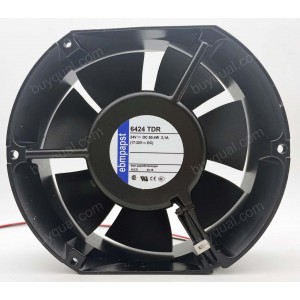 Ebmpapst 6424TDR 24V 2.1A 50.4W 2wires Cooling Fan 