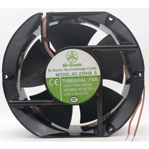 Bi-Sonic 6C-230HB 6C-230HBS 230V 44/46W 2wires Cooling Fan
