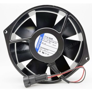 Ebmpapst 7114NHR 24V 790mA 19W 2wires Cooling Fan - New