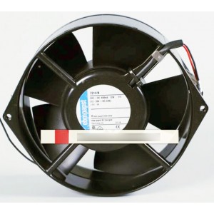 Ebmpapst 7214N 24V 500mA 12W 2wires Cooling Fan - New