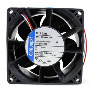 Ebmpapst 8218J/2H3 48V 530mA 25W 3wires Cooling Fan