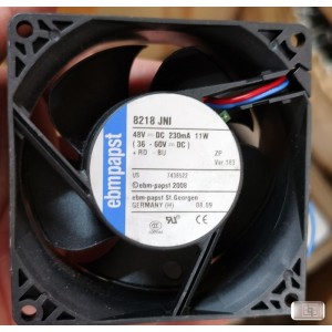 Ebmpapst 8218JNI 48V 230MA 11W 2wires Cooling Fan