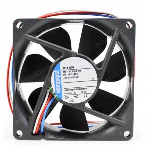 Ebmpapst 8414N/2G 24V 85mA 2W 3wires Cooling Fan
