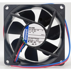 Ebmpapst 8414NGM 24V 60mA 1.4W 2wires Cooling Fan 