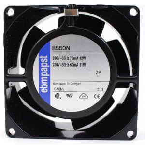 Ebmpapst 8550N 230V 11/12W 2wires Cooling Fan