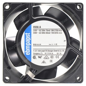 Ebmpapst 8556A 230V 70/60mA 12/11W Cooling Fan