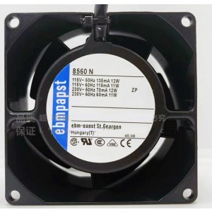 Ebmpapst TYP 8560N 230V 12W 4wires Cooling Fan