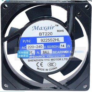 Maxair 9225B2HL 220-240V Cooling Fan 