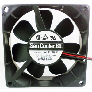 SANYO 9A0812G402 12V 0.38A 2wires Cooling Fan