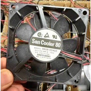 Sanyo 9A0812S402 12V 0.18A 2.16W 2wires Cooling Fan