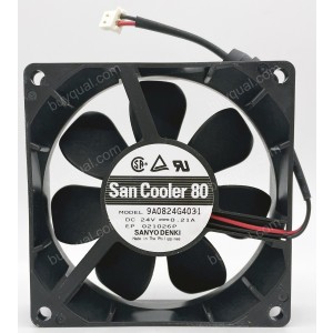 SANYO 9A0824G4031 24V 0.21A 2wires cooling fan