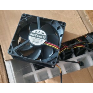 Sanyo 9A0912F406 12V 0.14A 3wires Cooling Fan 