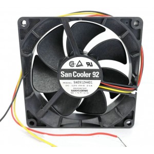 Sanyo 9A0912H401 9A0912H4011 12V 0.21A 3wires Cooling Fan - New