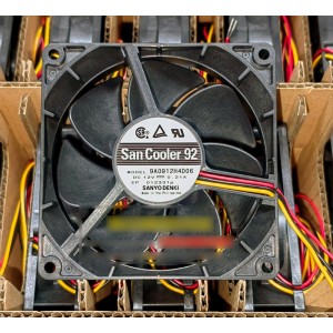 Sanyo 9A0912H4D06 12V 0.21A 3wires Cooling Fan 