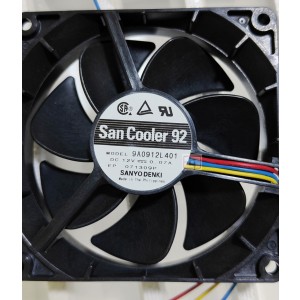 SANYO 9A0912L401 12V 0.07A 3wires Cooling Fan