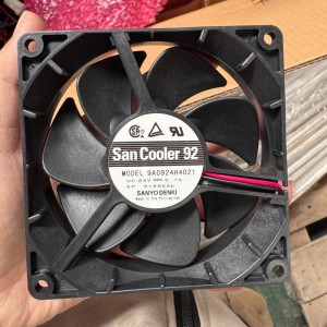 SANYO 9A0924H4021 24V 0.10A 2wires Cooling Fan