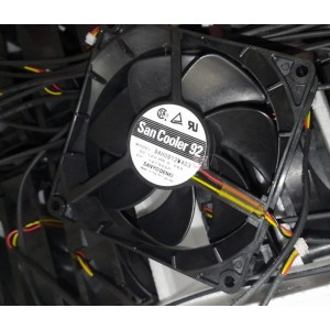 SANYO 9AH0912M403 12V 0.08A 3wires Cooling Fan - New