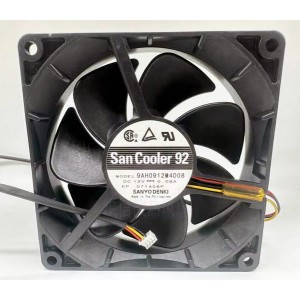Sanyo 9AH0912M4D08 12V 0.08A 3wires Cooling Fan