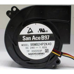 Sanyo 9BMB24P2K40 24V 1.62A 4wires Cooling Fan 