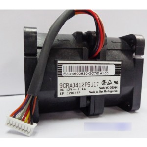 SANYO 9CRA0412P5J17 12V 1.4A 8wires Cooling Fan