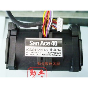 SANYO 9CRA0412P5J27 12V 1.4A 8wires Cooling Fan