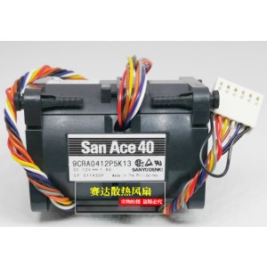 Sanyo 9CRA0412P5K13 12V 1.8A 8wires Cooling Fan