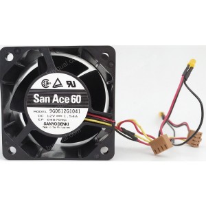 Sanyo 9G0612G1041 12V 1.54A WitH fixed sHelf Cooling Fan
