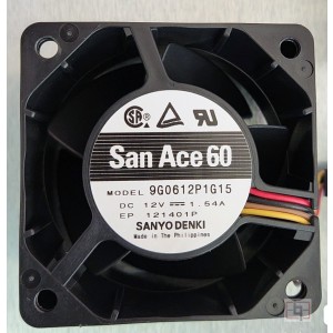 SANYO 9G0612P1G15 12V 1.54A 4wires Cooling Fan 