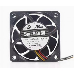 SANYO 9G0612P4H0011 12V 0.67A 4wires Cooling Fan 