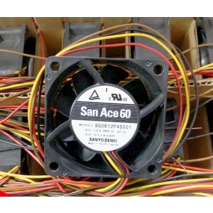 SANYO 9G0612P4S001 12V 0.67A 3wires Cooling Fan