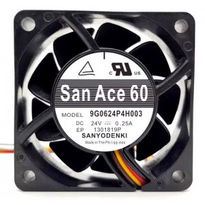 SANYO 9G0624P4H003 24V 0.25A 4wires Cooling Fan