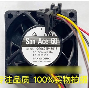 SANYO 9G0624P4S015 24V 0.34A 4wires Cooling Fan