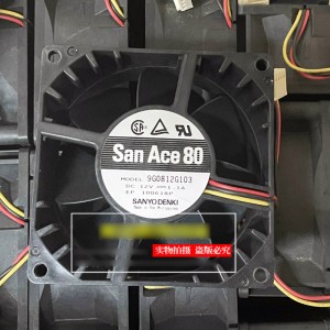 Sanyo 9G0812G103 12V 1.1A 3wires Cooling Fan
