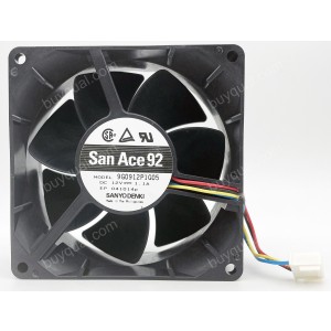 SANYO 9G0912P1G05 12V 1.1A 4wires Cooling Fan - NEW
