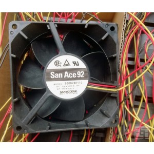 SANYO 9G0924H110 24V 0.3A 3wires Cooling Fan 