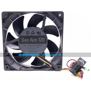 Sanyo 9G1212E403 12V 0.58A 3wires Cooling Fan