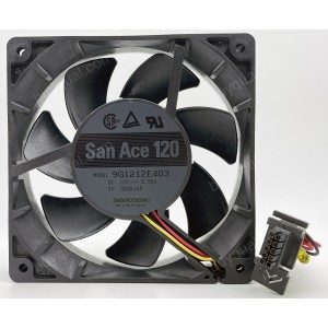 Sanyo 9G1212E403 12V 0.58A 3wires Cooling Fan