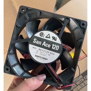 Sanyo 9G1212F402 12V 0.19A 2wires Cooling Fan