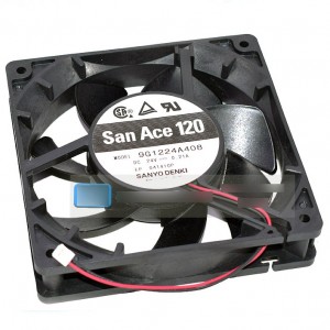 Sanyo 9G1224A408 24V 0.21A 2wires Cooling Fan