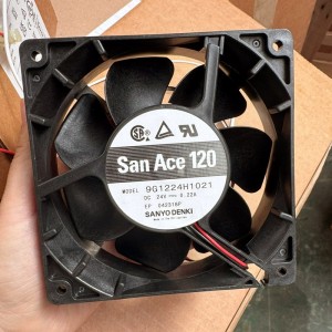 Sanyo 9G1224H1021 24V 0.22A 2wires Cooling Fan