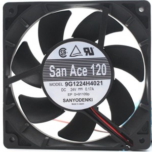 SANYO 9G1224H4021 24V 0.17A 2wires Cooling Fan